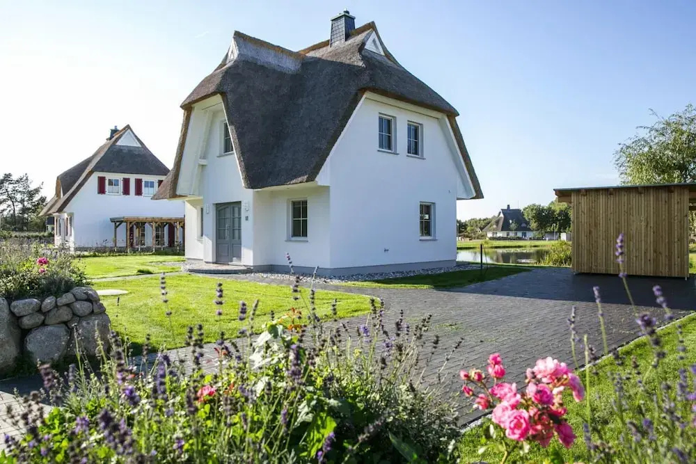 Haus an der Bodden-lagune mit Sauna