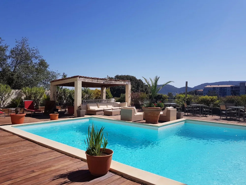 Standard Double room with balcony and with pool view (full double bed)