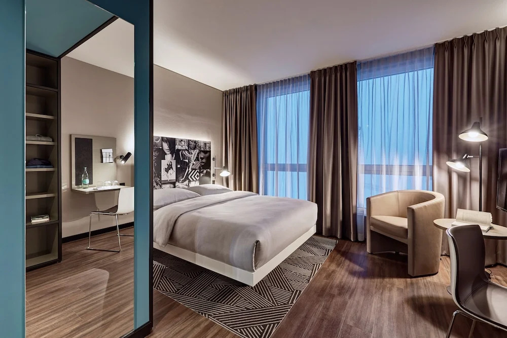 舒適單人房，配有雙人床