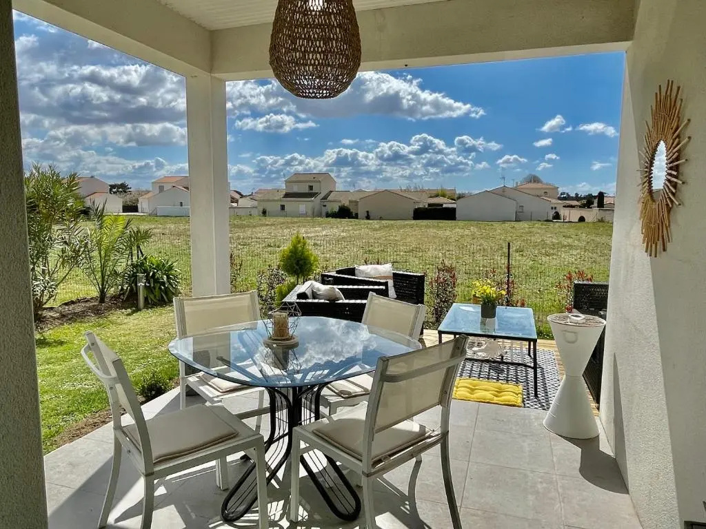 MAISON moderne 6 pers, jardin proche plage¢re
