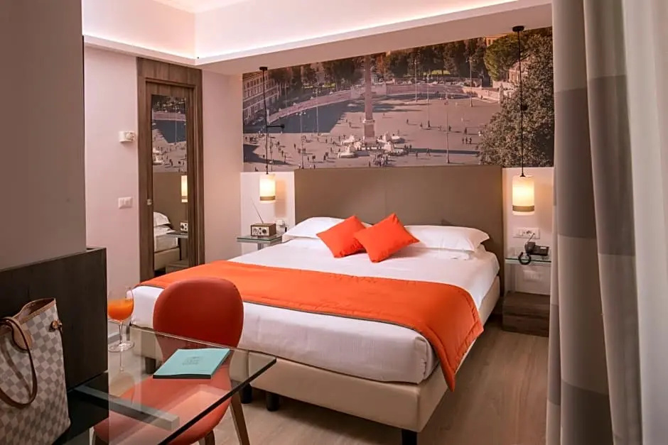 Modern Double room (full double bed)
