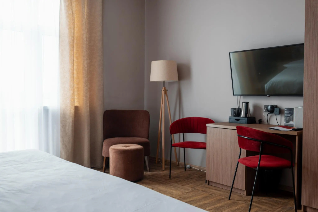 AYS Design Rosa Khutor Hotel Room Type - Standard Extra-Space Double room with balcony twin beds