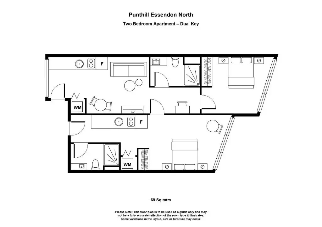 2 Bedrooms Apartment