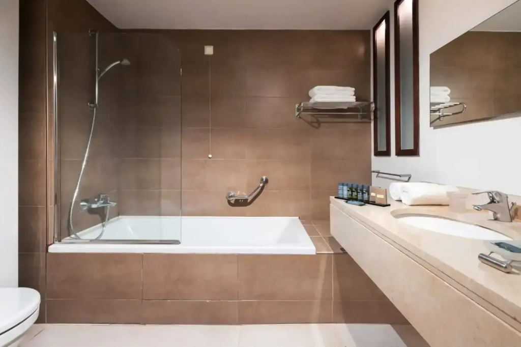 Standard Double room with balcony and with partial sea view (twin beds)