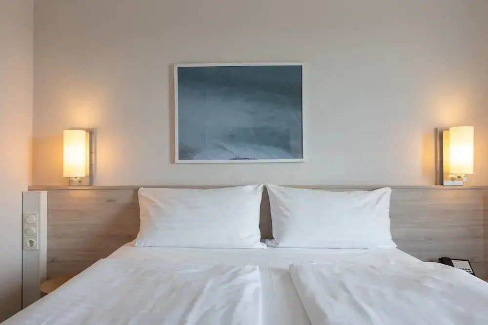 Business room with harbour view