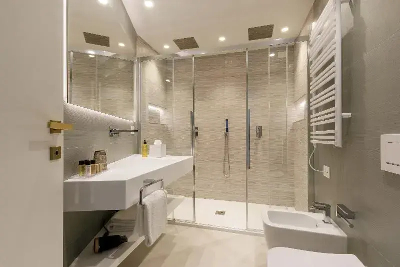 Superior Quadruple room with balcony and with sea view