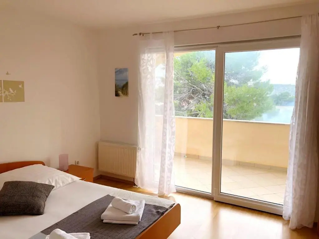 Apartment with pool view