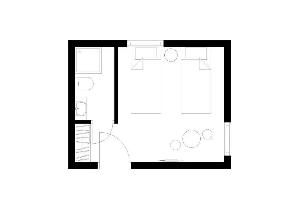Standard Double room (twin beds)