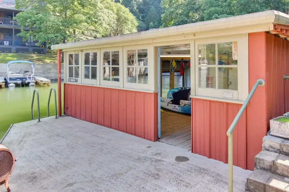 Lake Lure Getaway w/ Docks & Scenic Views!