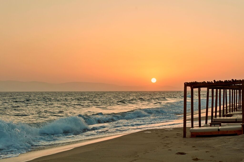 Naxian on the Beach by null