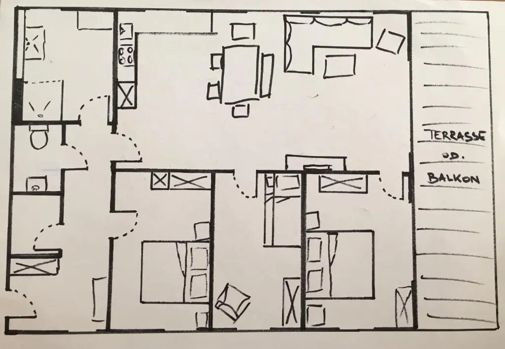 3 Bedrooms Apartment