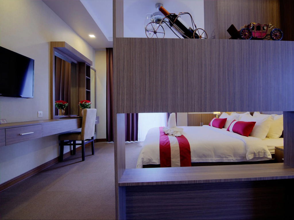 豪華雙人房,配有大雙人床