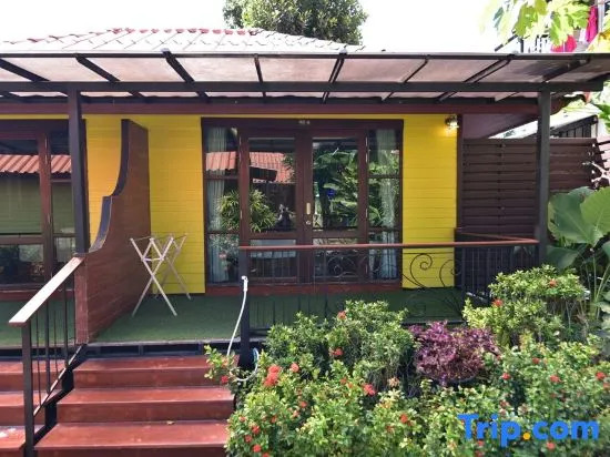 Двухместный номер Classic с видом на сад двуспальная кровать в Ricci House Resort