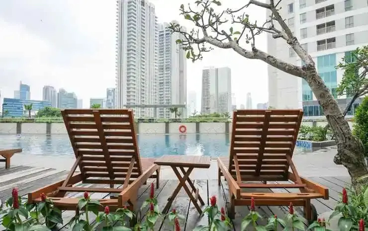 Best Location 2BR Apartment at The Wave Kuningan By Travelio