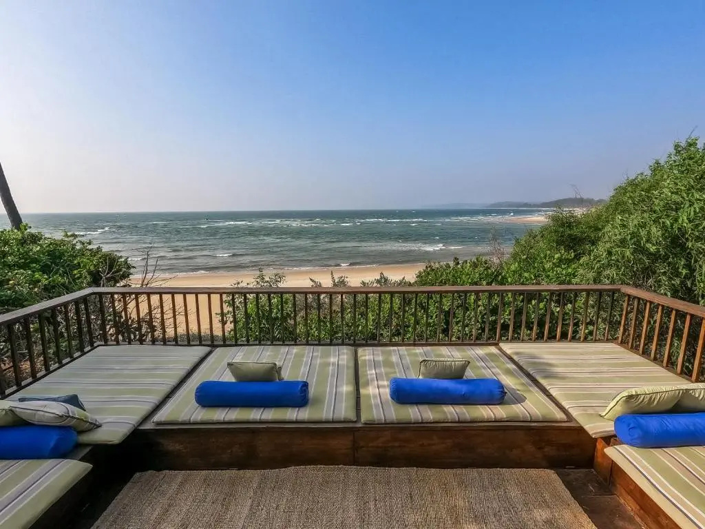 SaffronStays Stella Maris Beach House - 5BR pet-friendly beachfront estate with yoga pavilion, luxur