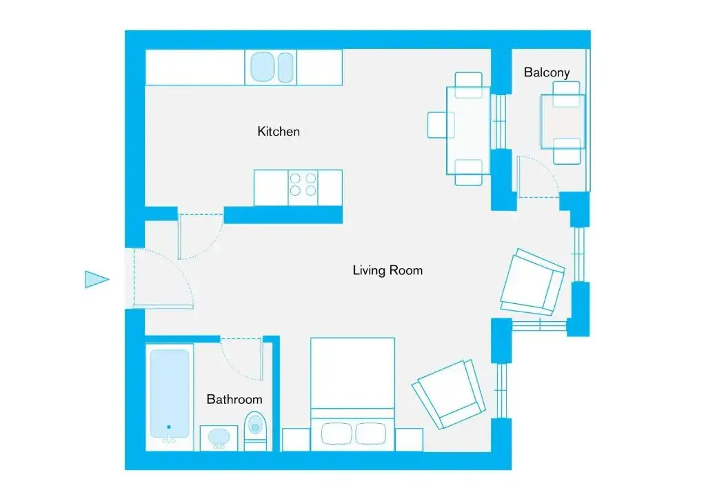 Schoenes Studio im Zentrum - Chambres