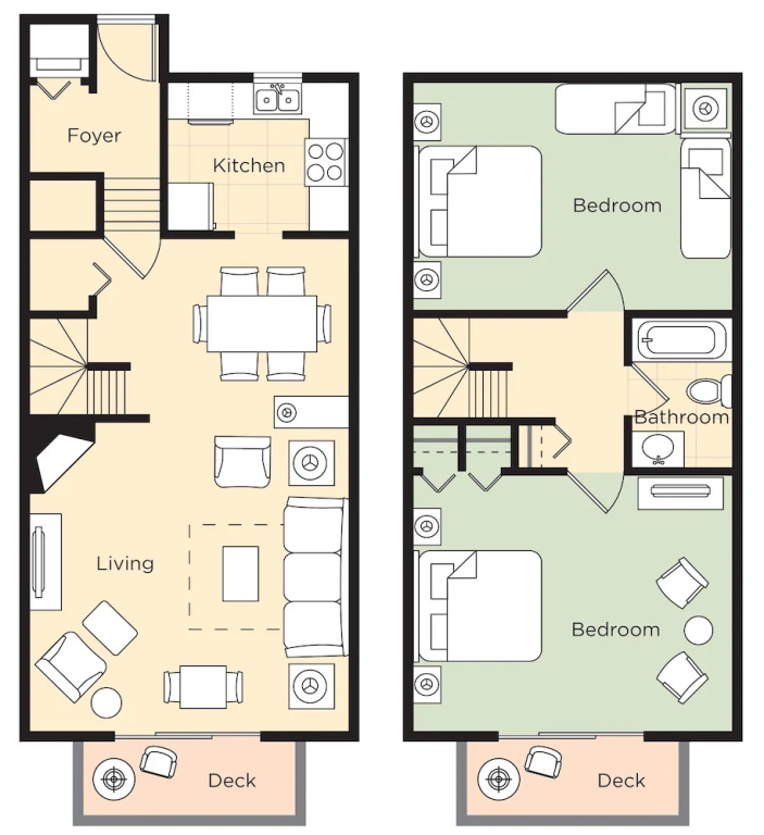 2 Bedrooms Deluxe room