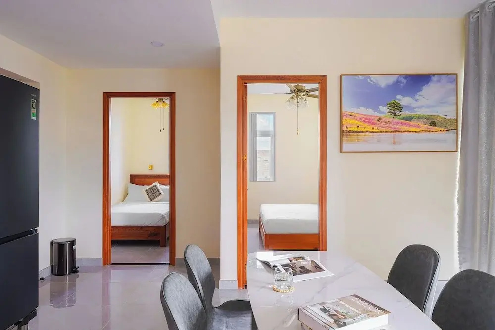 Family Apartment with balcony and with city view