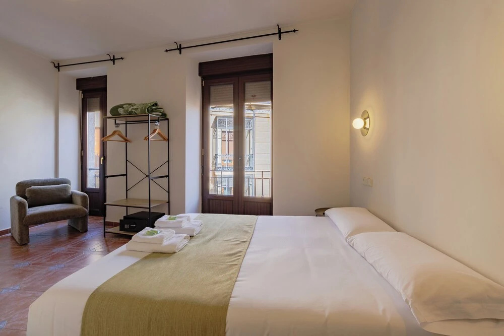 Standard Double room with balcony and with city view (full double bed)