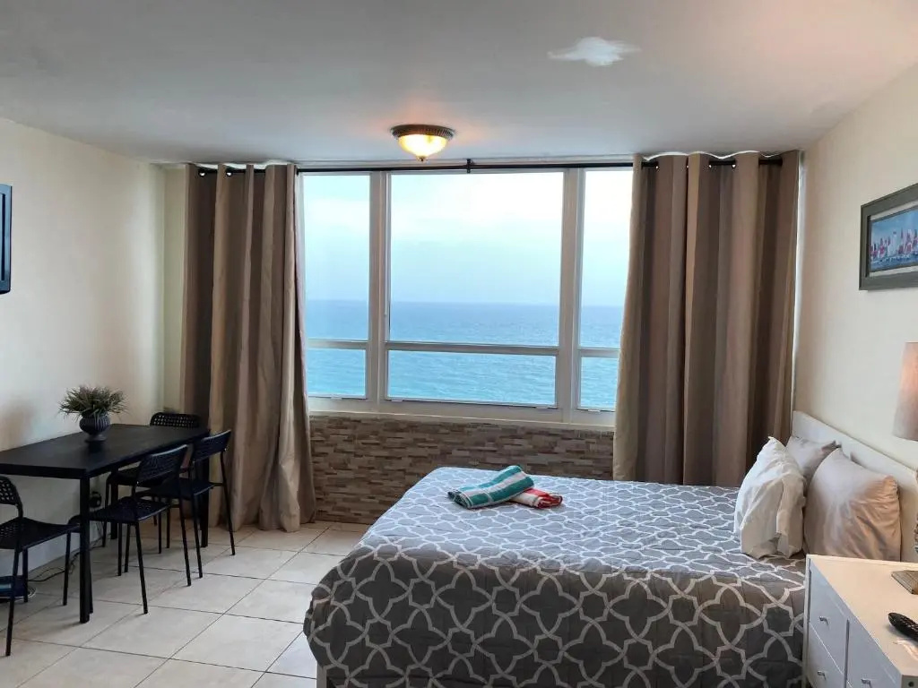 Studio with ocean view