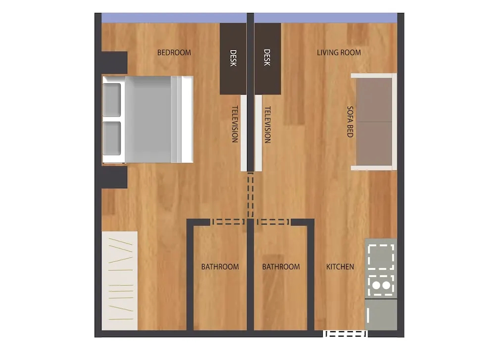 三室四房公寓
