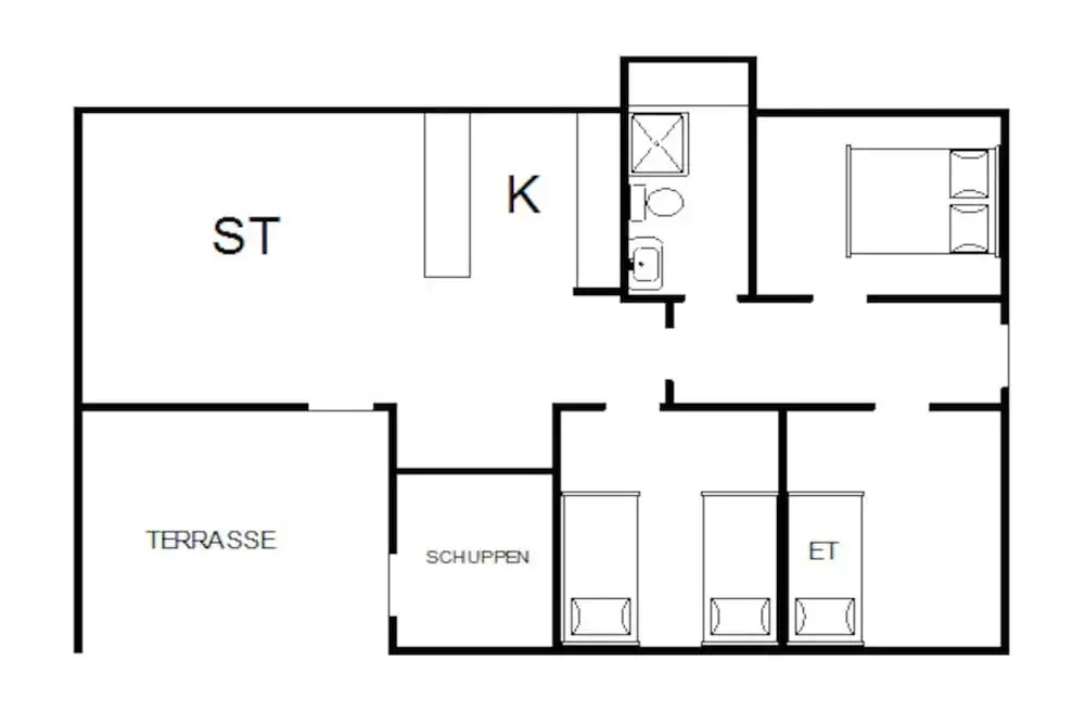6 Person Holiday Home in Blavand