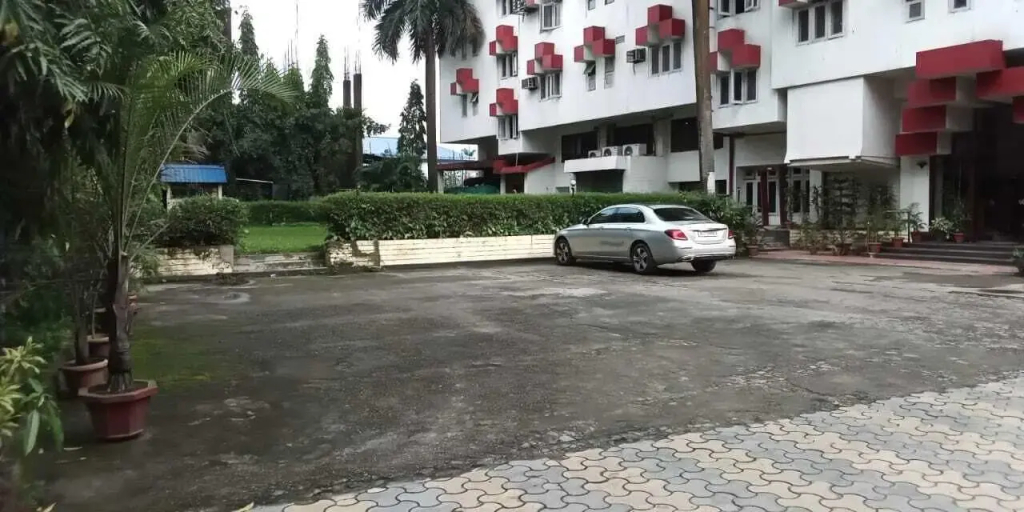 outside