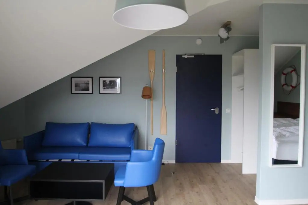 Studio with balcony