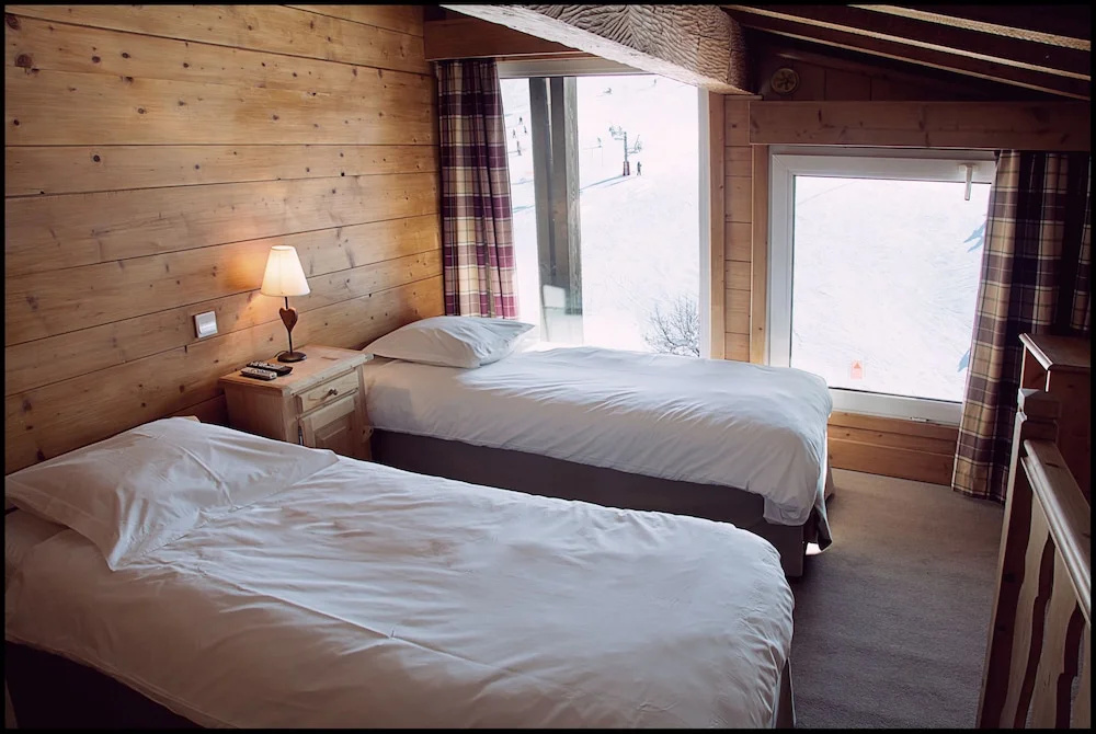 Chalet with balcony