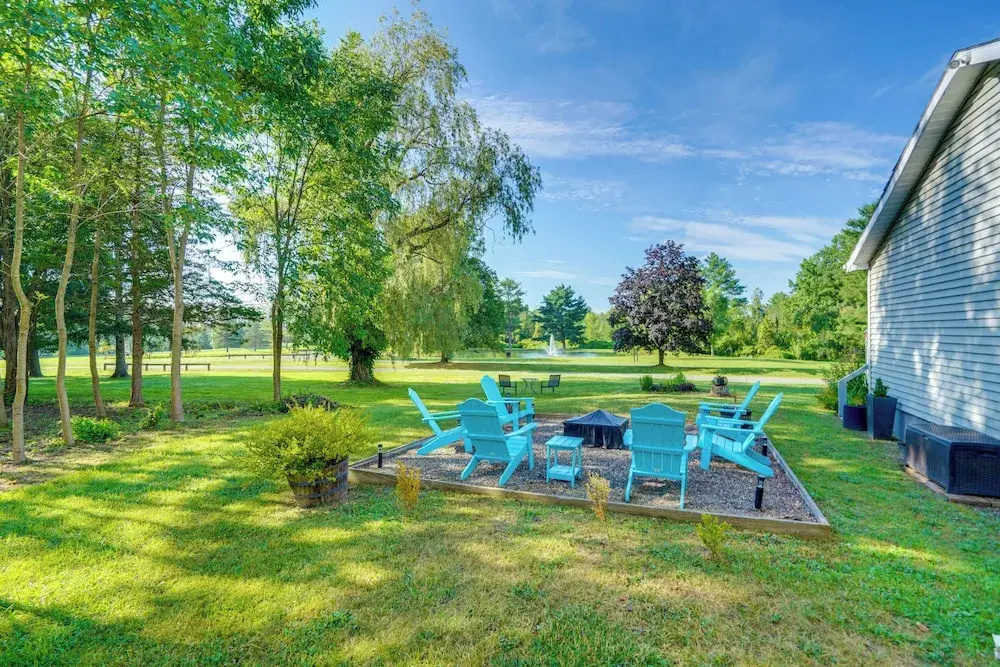 Fire Pit, Deck & Water Views: Athens Home!