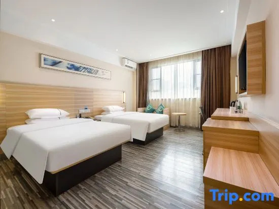 Двухместный номер Deluxe 2 отдельные кровати в City Convenient Hotel Baise Xilin Times Square Store