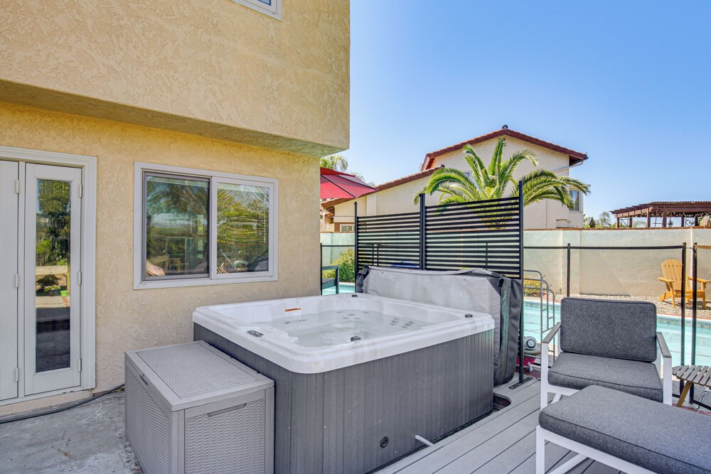 Hot Tub, Pool & Socal Sunsets: San Diego Area Home