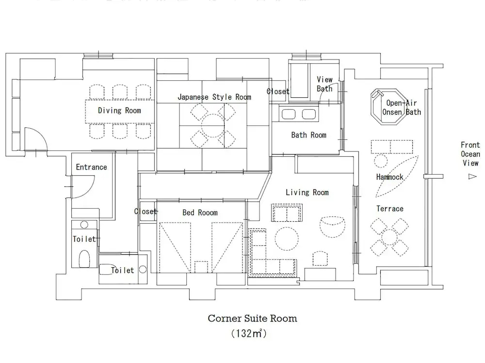 Suite with balcony and with ocean view