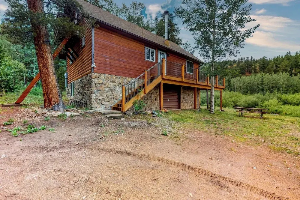 Deck & Mtn Views! Family A-frame Cabin Near Stream