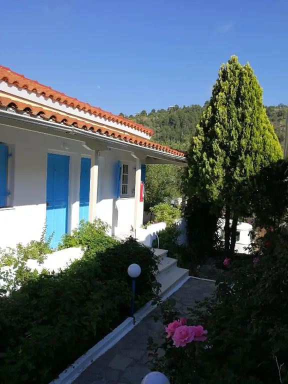 Blue White House
