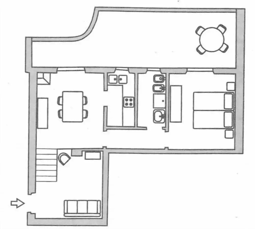 Double Apartment (full double bed)