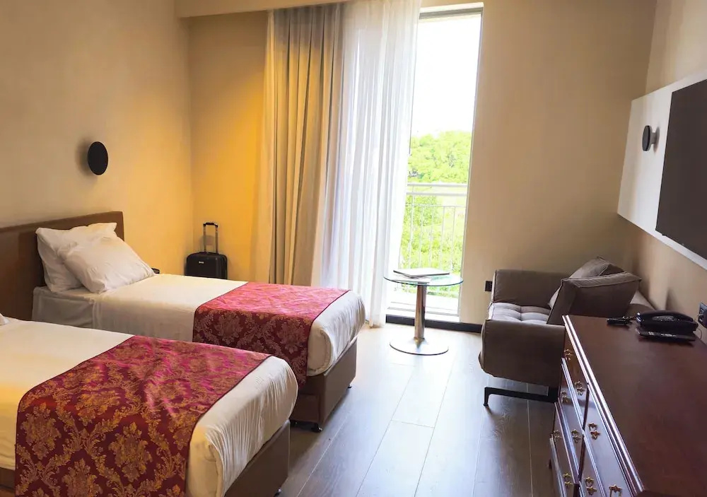 Deluxe room with balcony and with city view