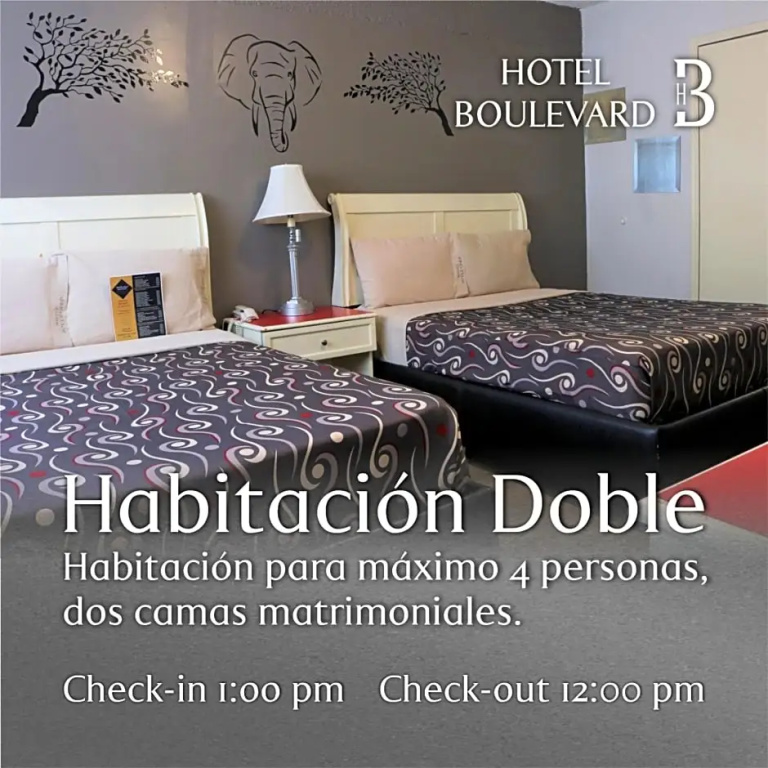 Hotel Boulevard Mexicali - Chambres