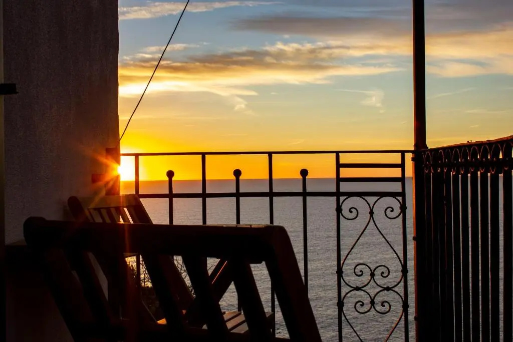 Deluxe Double room with balcony and with sea view (full double bed)