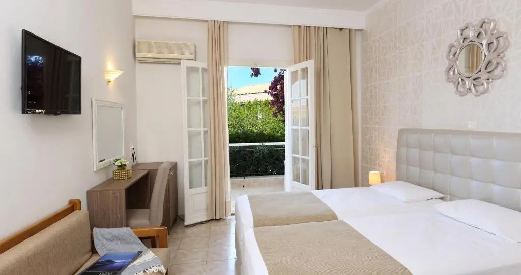 雙人房，帶有全景視野的雙床