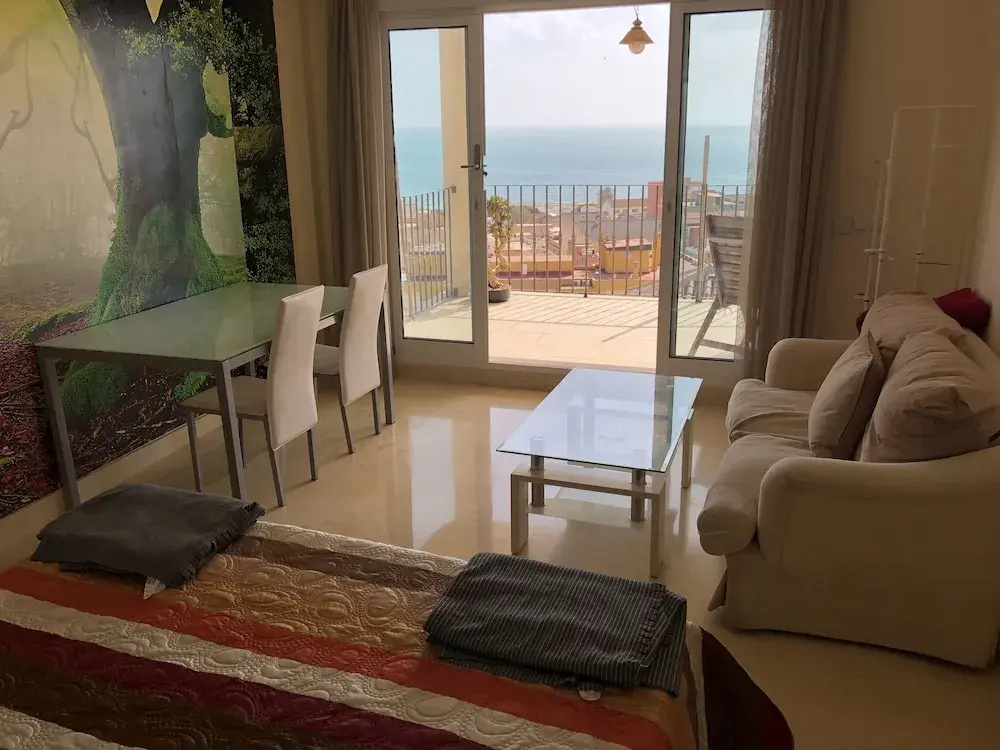 Standard Double Studio with balcony and with ocean view (full double bed)