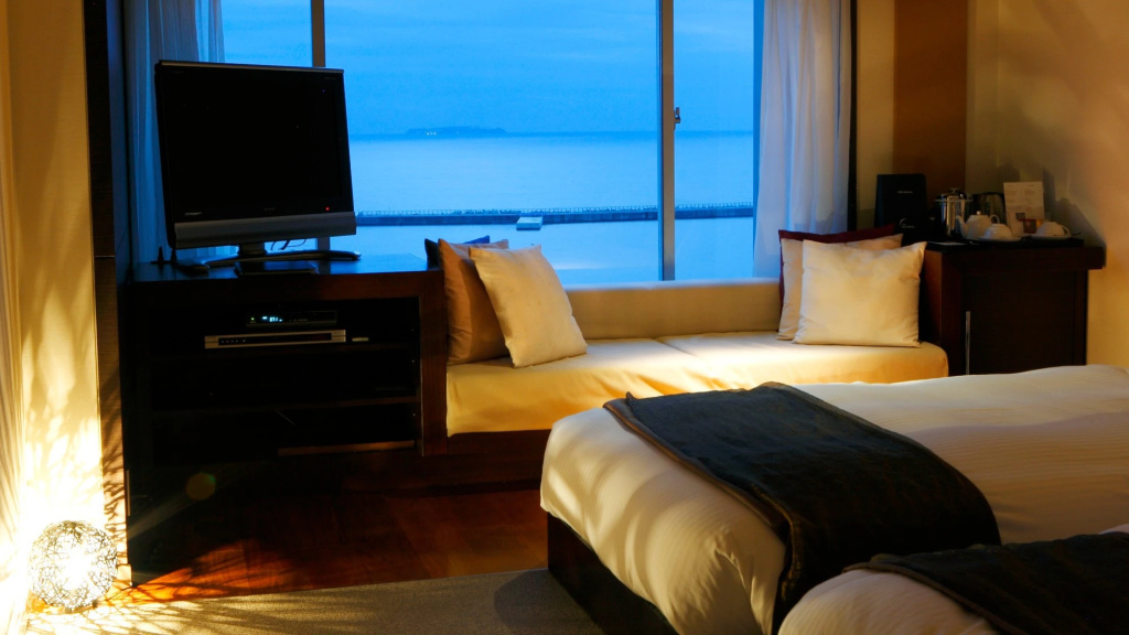 Standard Double room with ocean view (twin beds)