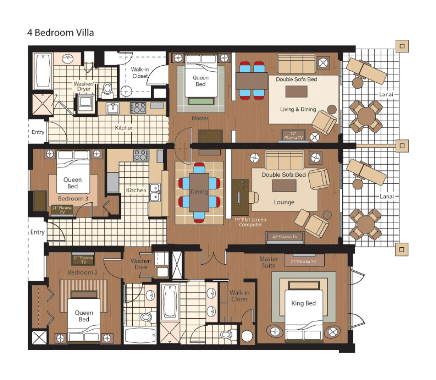 3-Bedroom Villa 203 in Kahuku
