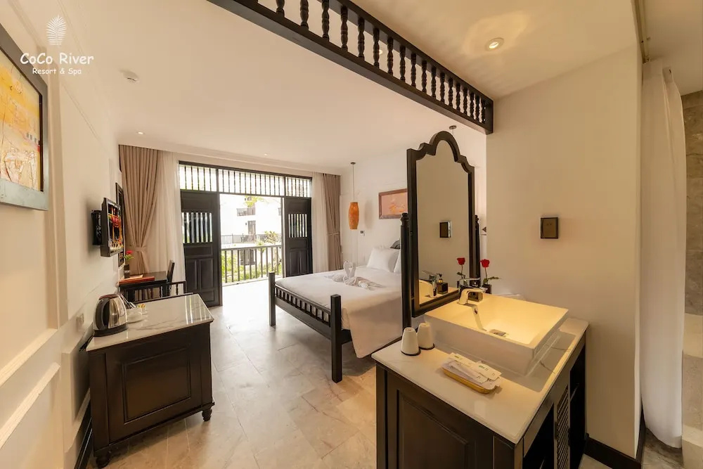 Deluxe Double room with garden view (full double bed)