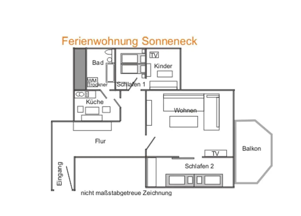 2 Bedrooms Apartment