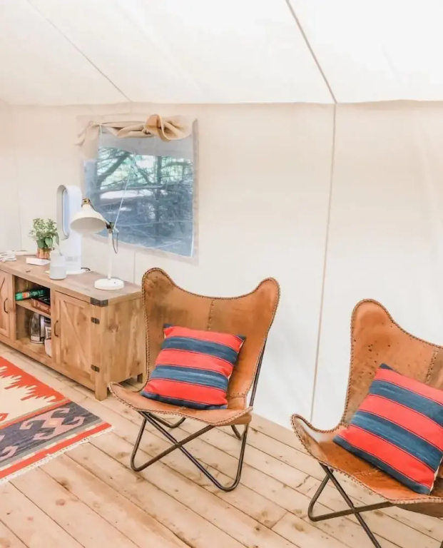 Tent with balcony and with sea view (full double bed)