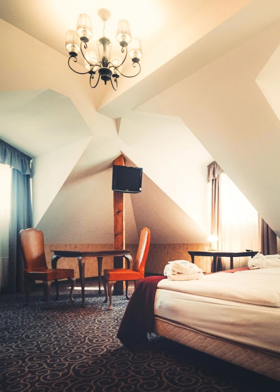Семейный люкс односпальная кровать в Hotel Justus
