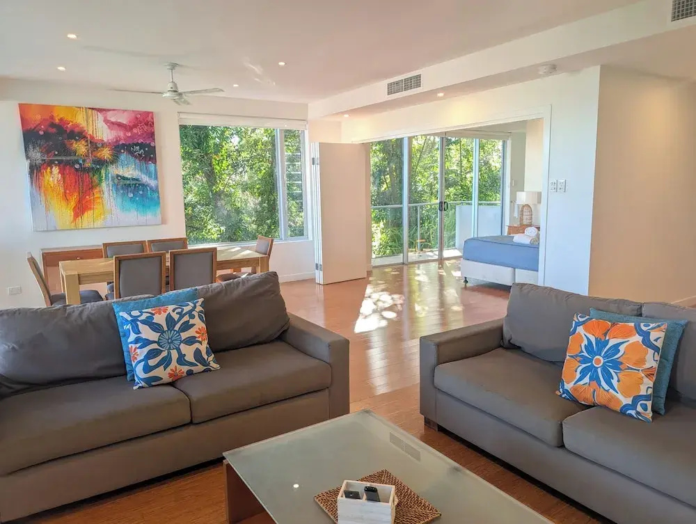 1 Bedroom Apartment with balcony and with partial ocean view