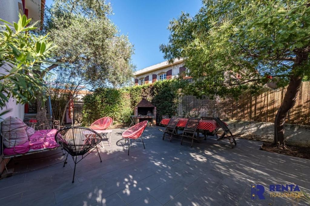 Villa Catalane I 200 m I Terrasse 20 m I Jardin