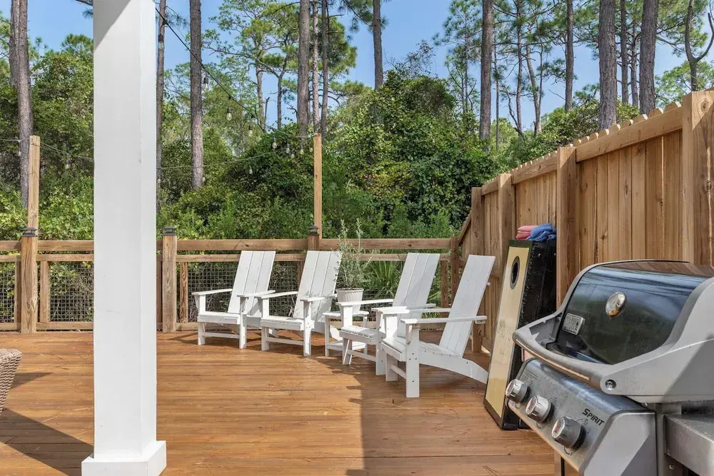Sleeps 34! 2 Homes, Private Pools, Firepit, Golf Cart, Walk to Beach Seagrove San Juan by Avantstay